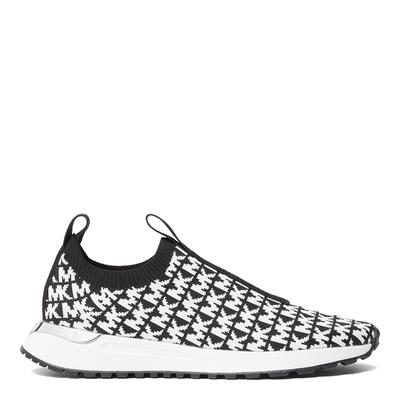 Black/White Bodie Slip On Trainers