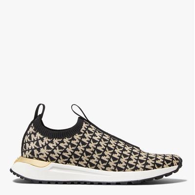 Black/Beige Bodie Slip On Trainers