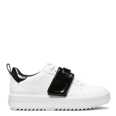 Black/White Emmett Lace Up Trainers