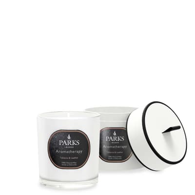 Tobacco & Leather 1 Wick Candle 300ml - Aromatherapy