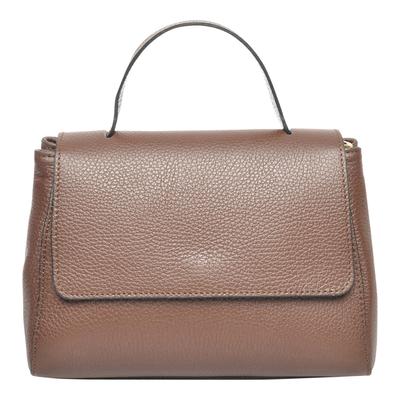 Chocolate Italian Leather Handbag