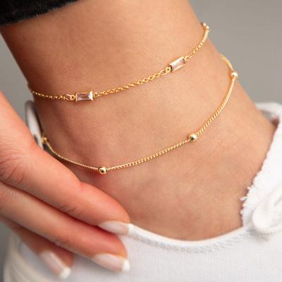 Gold Metal Anklet