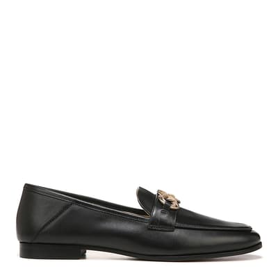 Black Gold Detailed Loafers