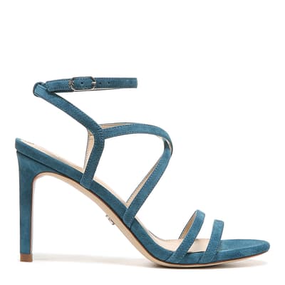 Blue Strappy Heeled Sandal