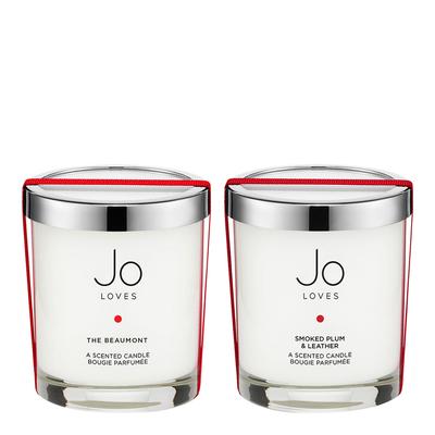 The Beaumont & Smoked Plum & Leather Candle Duo (2x 185g)