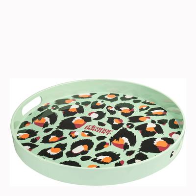 Leopard Drinks Tray