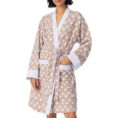 Beige & White Robe 