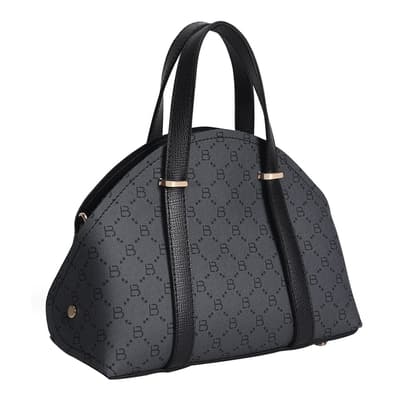 Grey Black Handbag