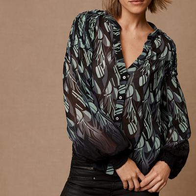 Reina Ombre Print Blouse