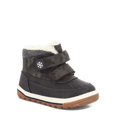 Kids Camo Thais Wool Lined Boots