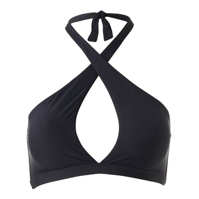 Black Prague Bikini Top