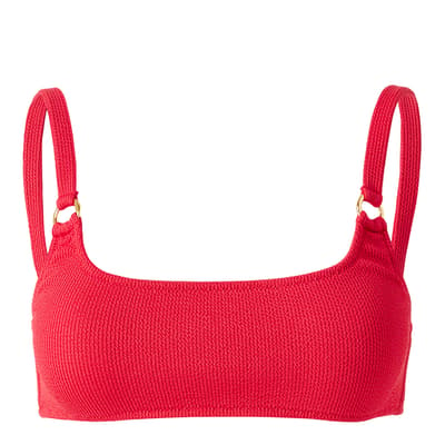 Red Ridges Bari Bikini Top