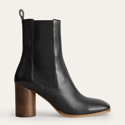 Black Heeled Chelsea Boots