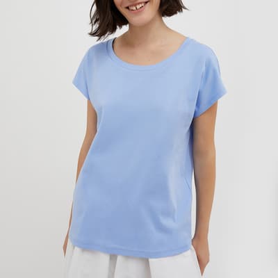 Blue Maldive Cotton T-Shirt