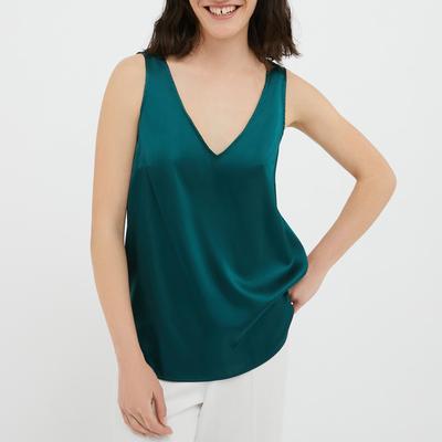 Green Icenetta Silk Top