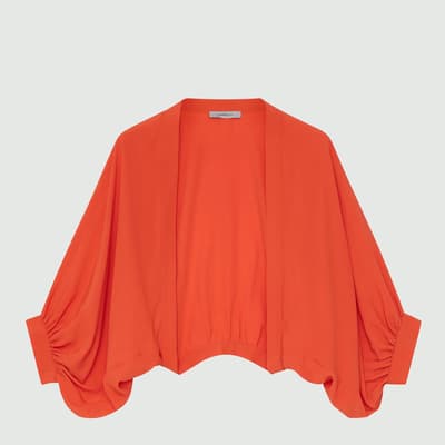 Orange Jacopo Silk Blend Jacket