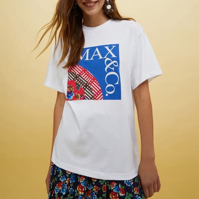 White Koutiala Graphic Cotton T-Shirt