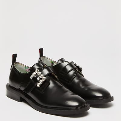 Black Telemaco Belted Shoes
