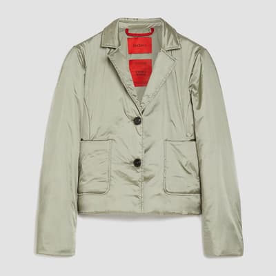 Khaki Net Button Jacket