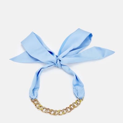 Blue/Gold Giudizio Bow Bracelet