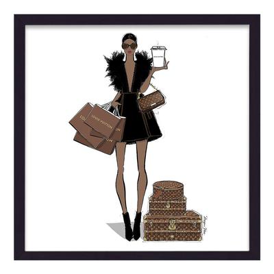 Louis Vuitton Shopping & Luggage 44x33cm Framed Print