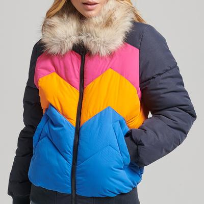 Multi Vintage Retro Puffer