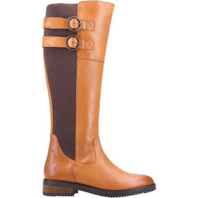 Brown Carla Leather Long Boots