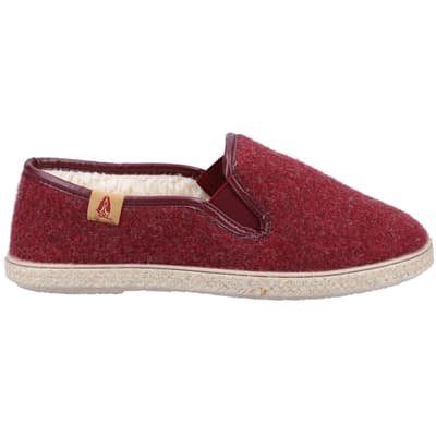 Burgundy Cosy Recycled Classic Slippers