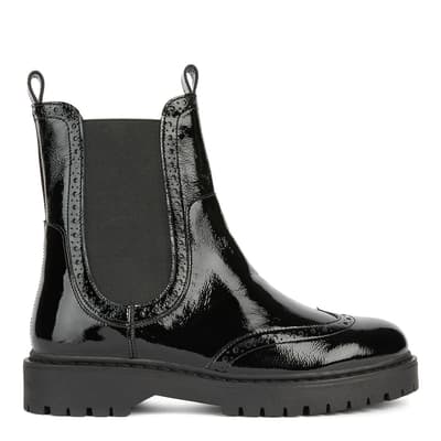 Black Leather Bleyze Ankle Boot