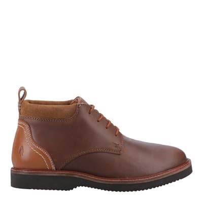 Brown Wesley Leather Chukka Boots