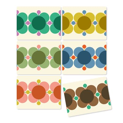 Set of 6 Atomic Flower Placemats
