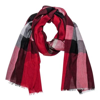 Burberry Red Check Scarf