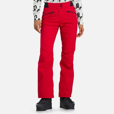 Red Classique Ski Trousers