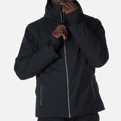 Black Insulated Ski Jacket