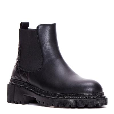 Black Heeled Chelsea Boots