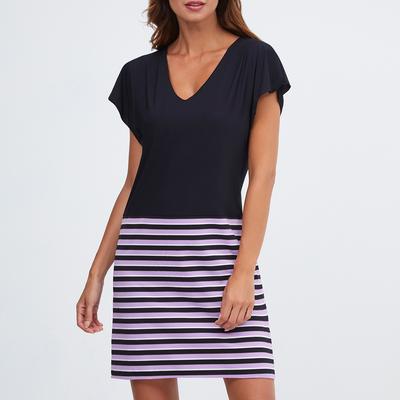 Black & Purple Bonita Dress 