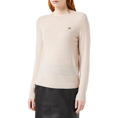 Beige Merino Edit Crew Neck