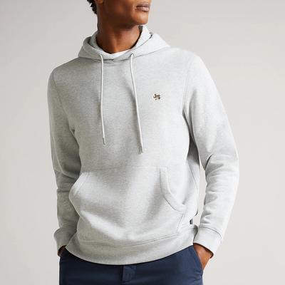 Grey Hendon Cotton Logo Hoodie
