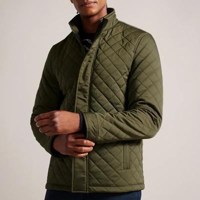 Khaki Finnich Quilted Jacket