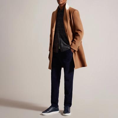 Camel Wilding Wool Blend Coat