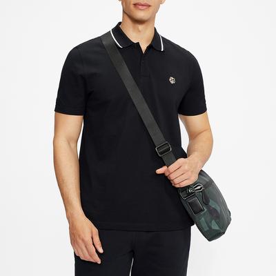 Black Camden Cotton Polo Shirt