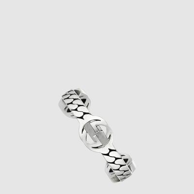 Interlocked G Ring in 925 Sterling Silver