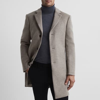 Grey Gable Wool Epsom Overcoat