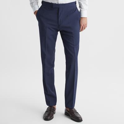 Navy Wish Plain Weave Trousers