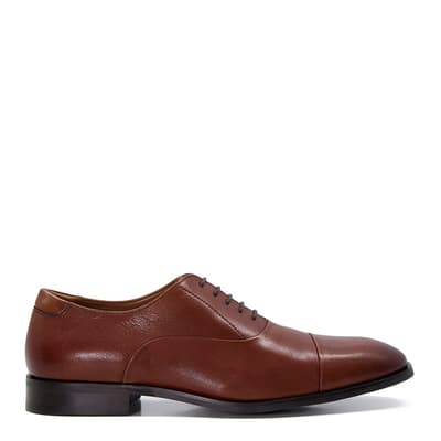 Brown Secrecy Leather Oxford Shoe