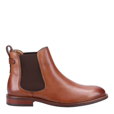 Brown Character Leather Chelsea Boot