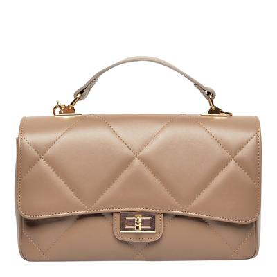 Brown Italian Leather Crossbody Bag