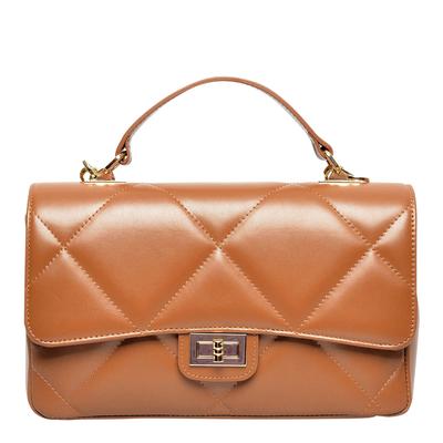 Brown Italian Leather Crossbody Bag