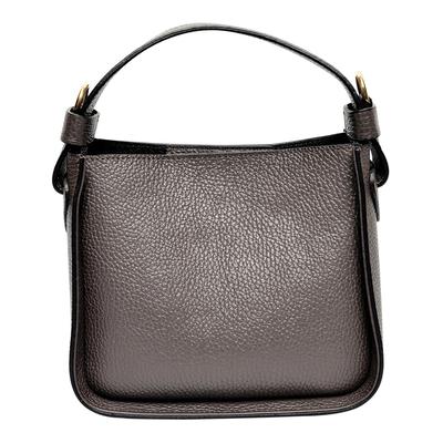 Brown Italian Leather Shoulder Bag