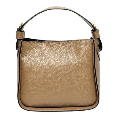 Brown Italian Leather Shoulder Bag